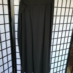 Black Knit Maxi Skirt